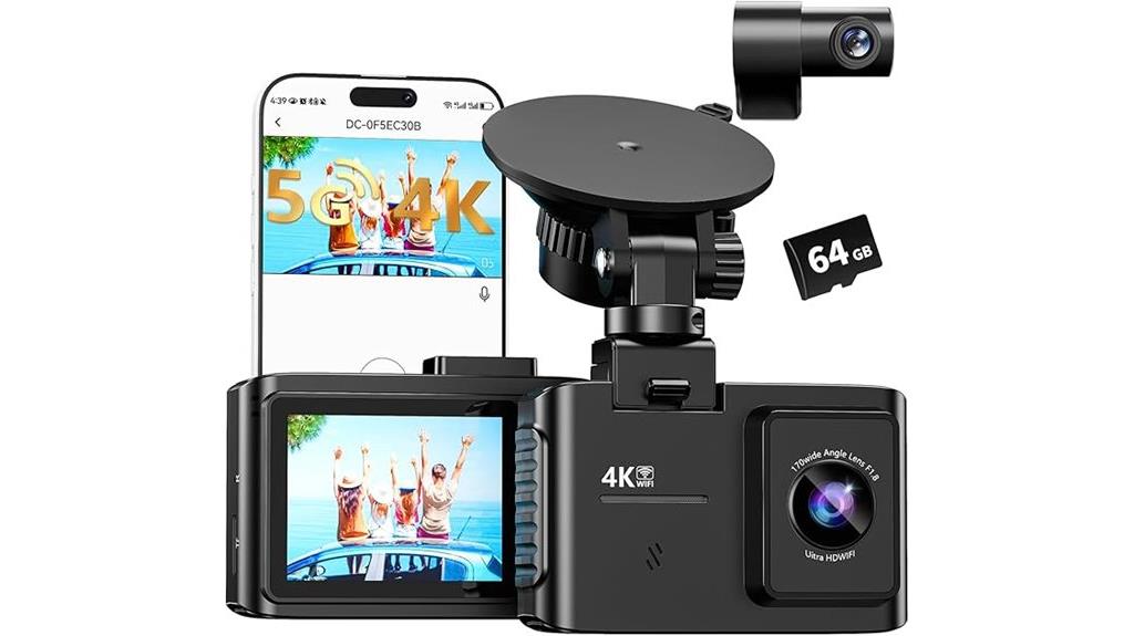 4k dual channel recording