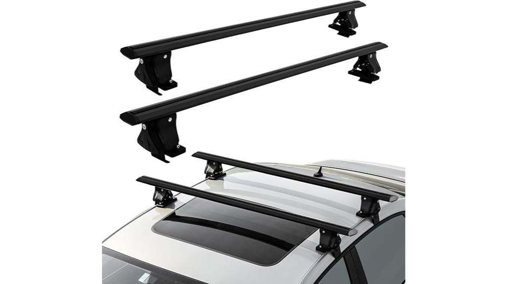 adjustable aluminum roof crossbars