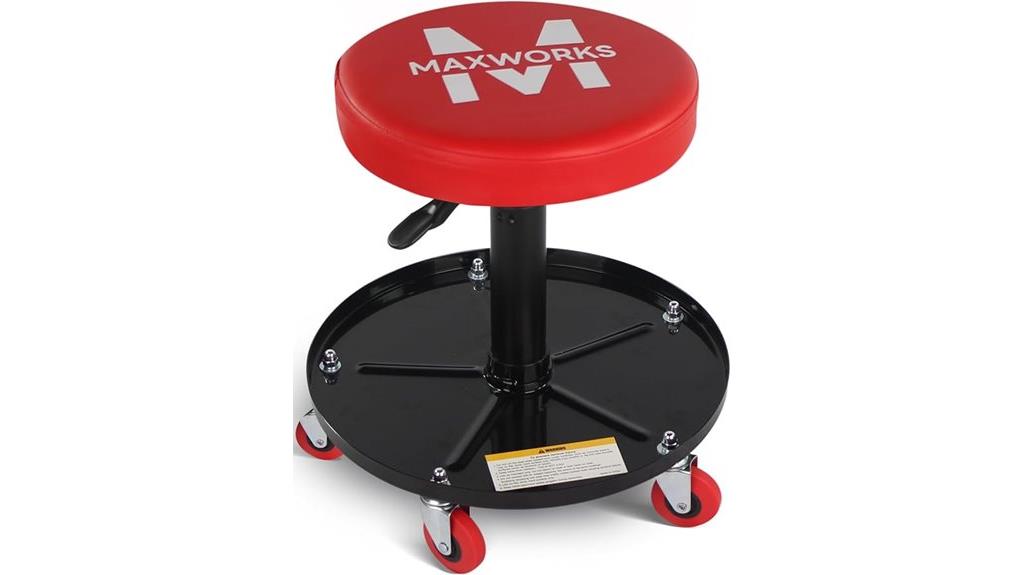 adjustable pneumatic seat creeper