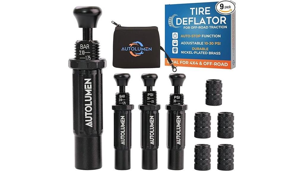 adjustable tire pressure deflator