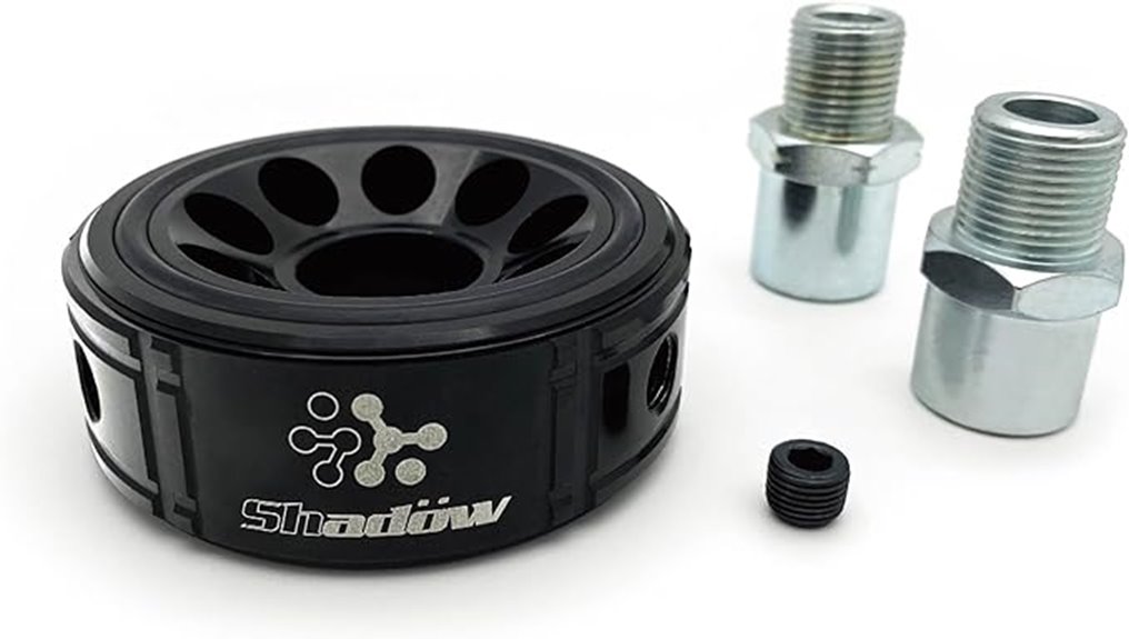 aluminum adapter oil filter