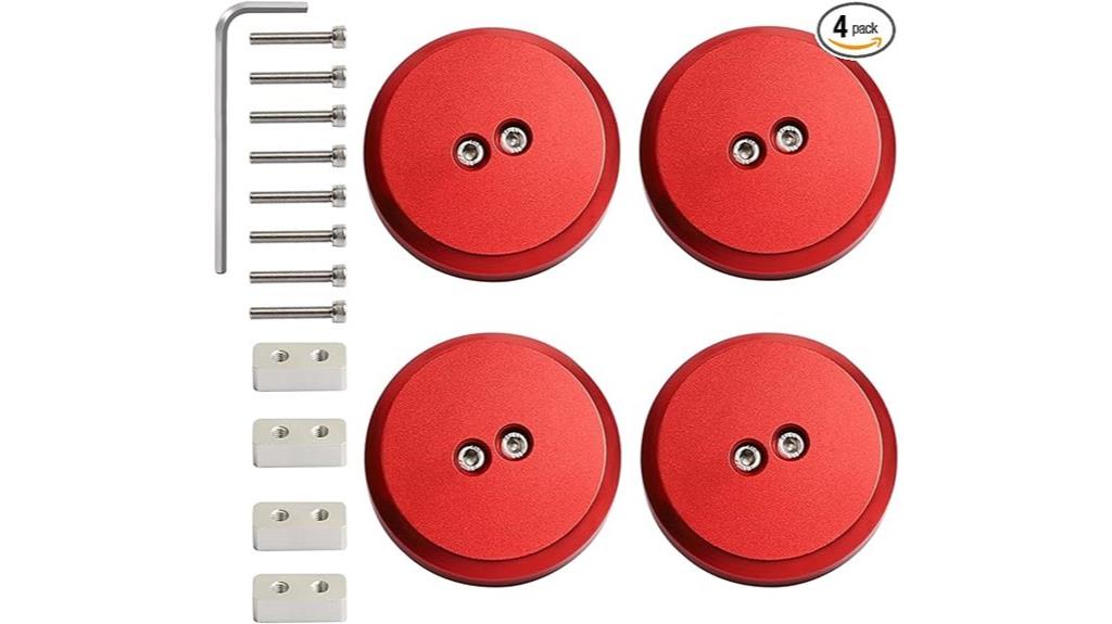 aluminum corvette jack pucks