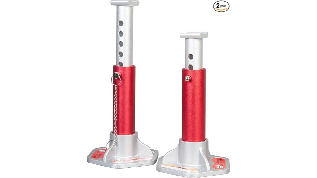 aluminum jack stands pair