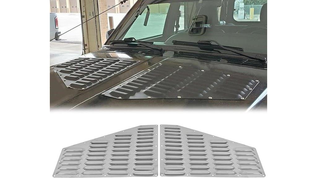 aluminum jeep hood vent