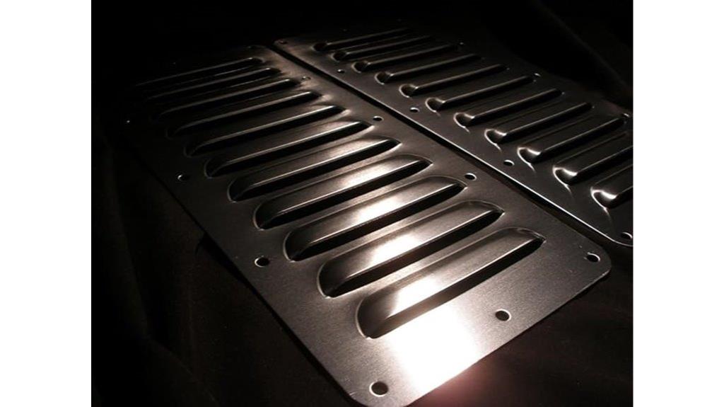 aluminum louver hood kit