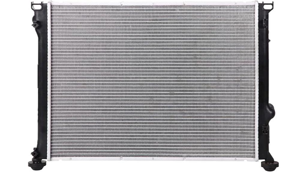 aluminum radiator for chrysler