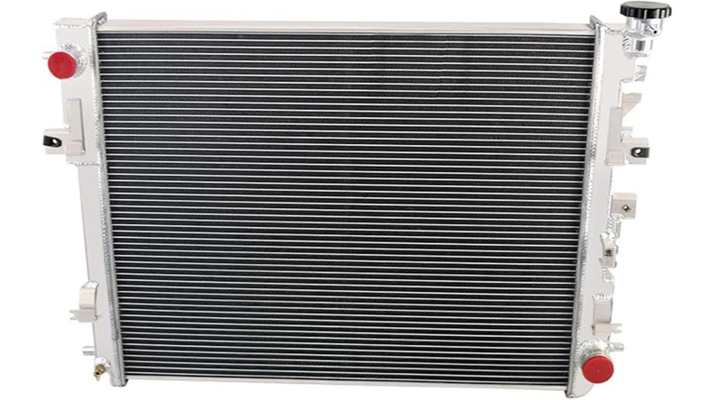 aluminum radiator for dodge