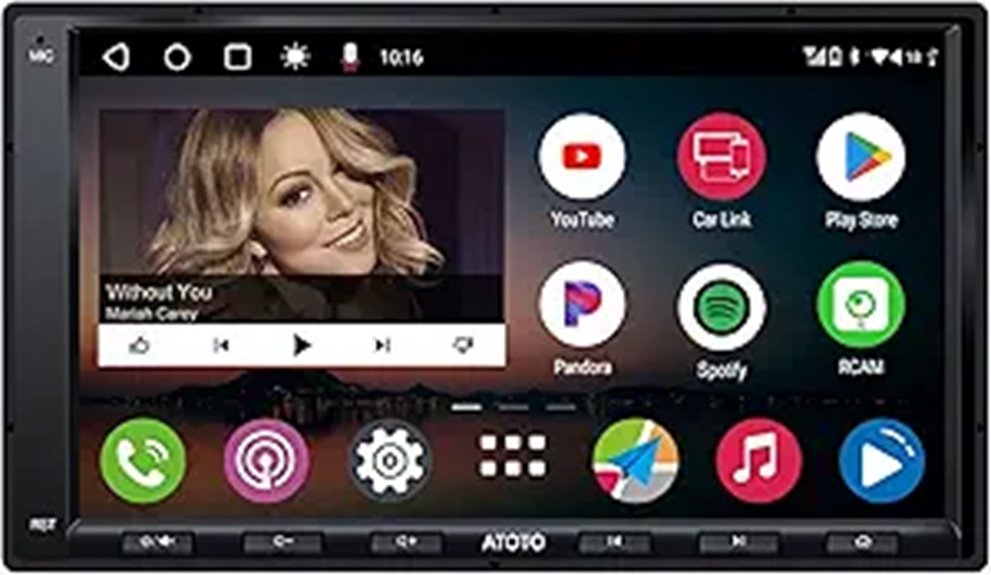 android double din stereo