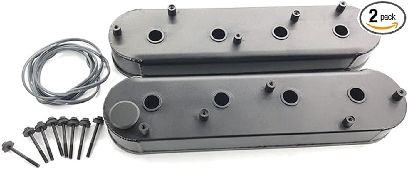 black aluminum ls valve cover