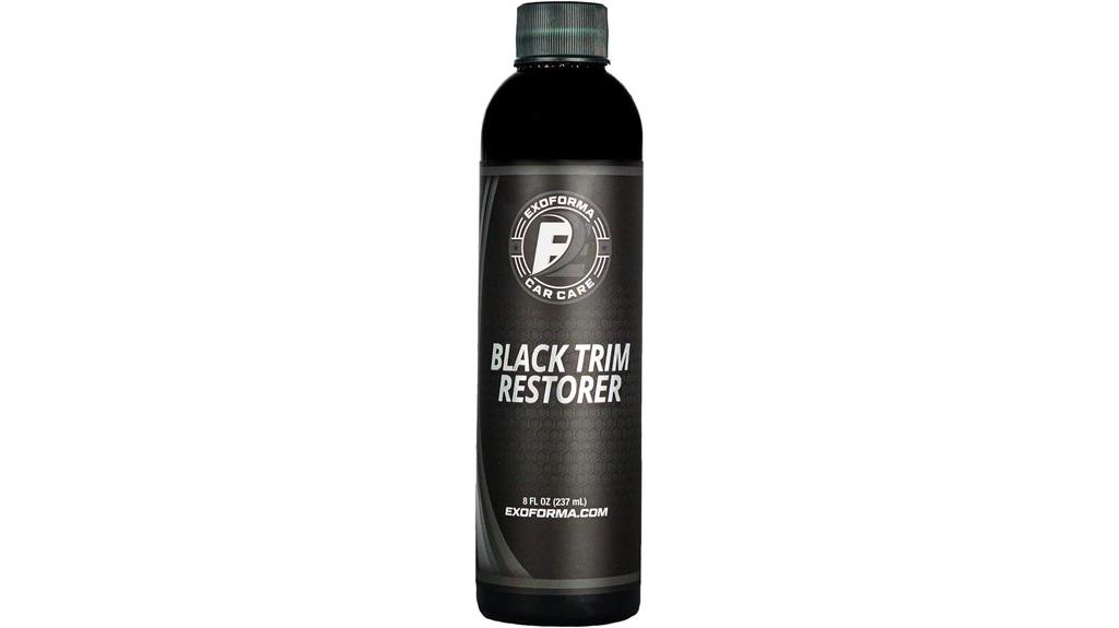 black trim restoration product