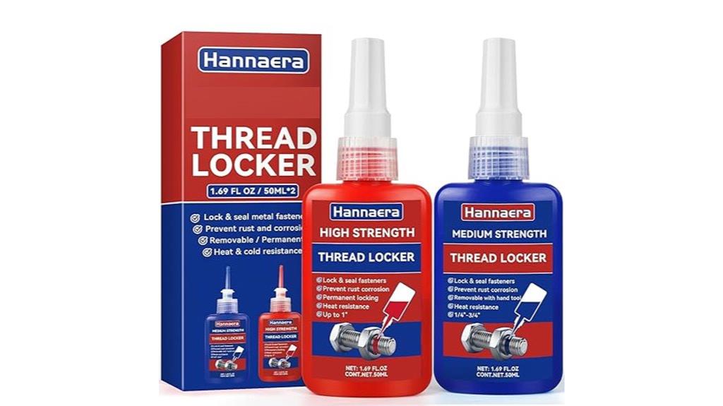 blue red threadlock strength