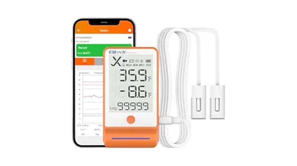 bluetooth thermometer data logger