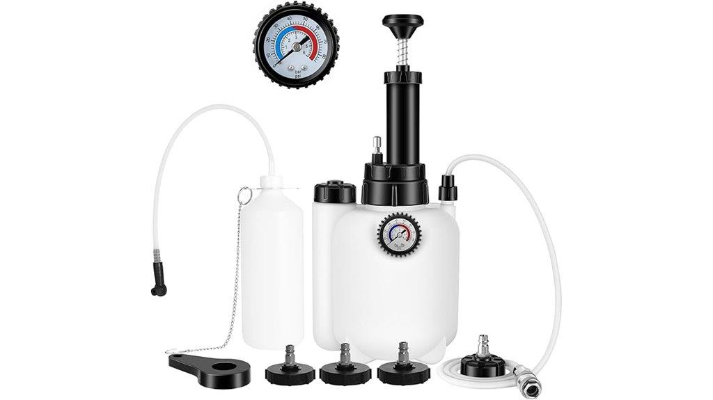 brake fluid evacuation set