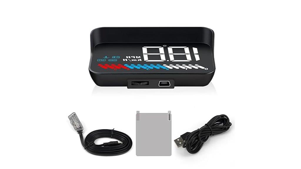 car hud speedometer display