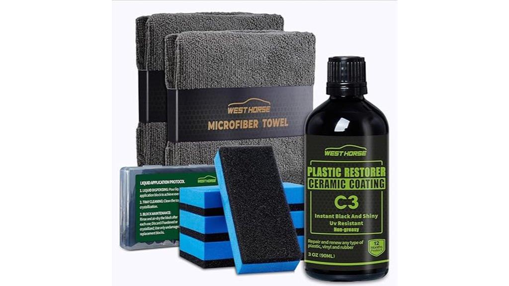 car plastic restorer kit