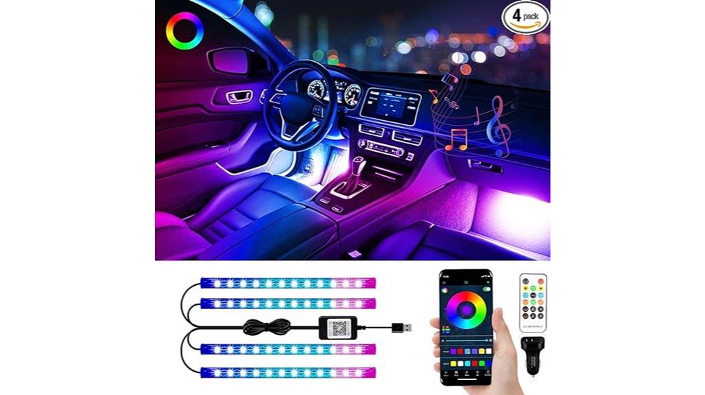 car rgb led strip