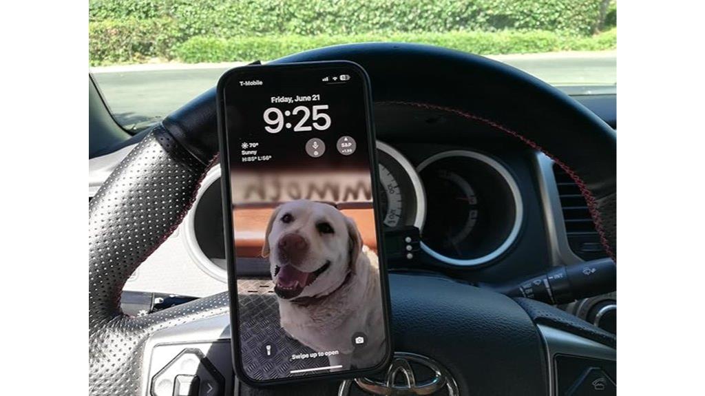 car steering wheel mount