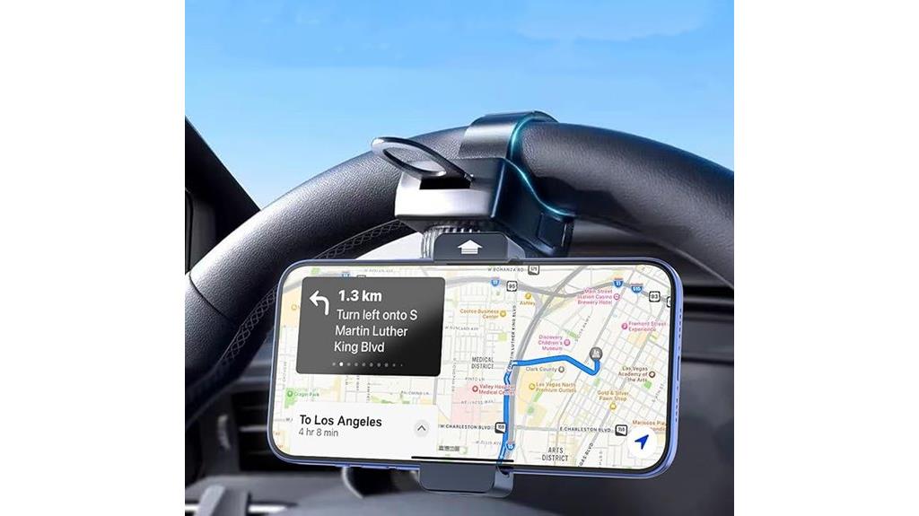 car steering wheel phone holder