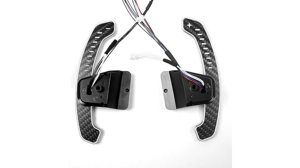 carbon fiber led paddle shifters