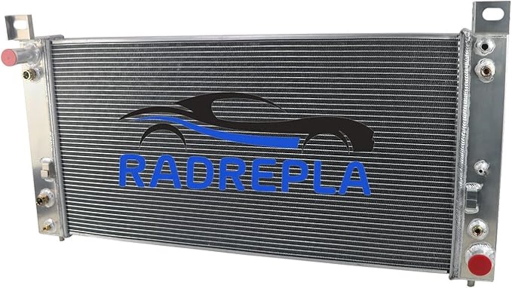 chevy gmc 3 row radiator