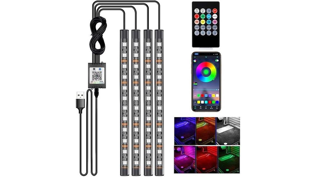 colorful rgb led bar