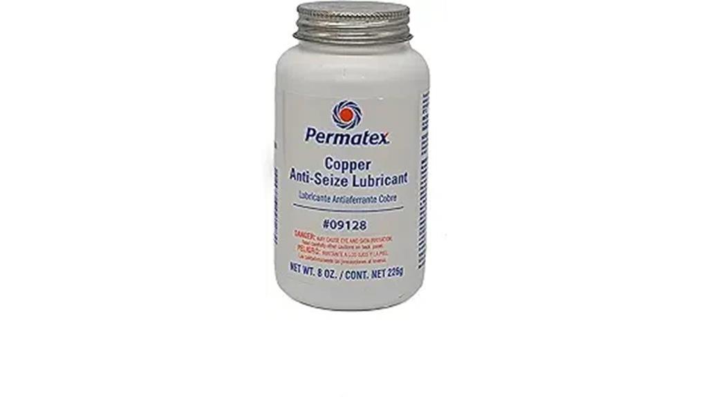 copper anti seize lubricant 8 oz