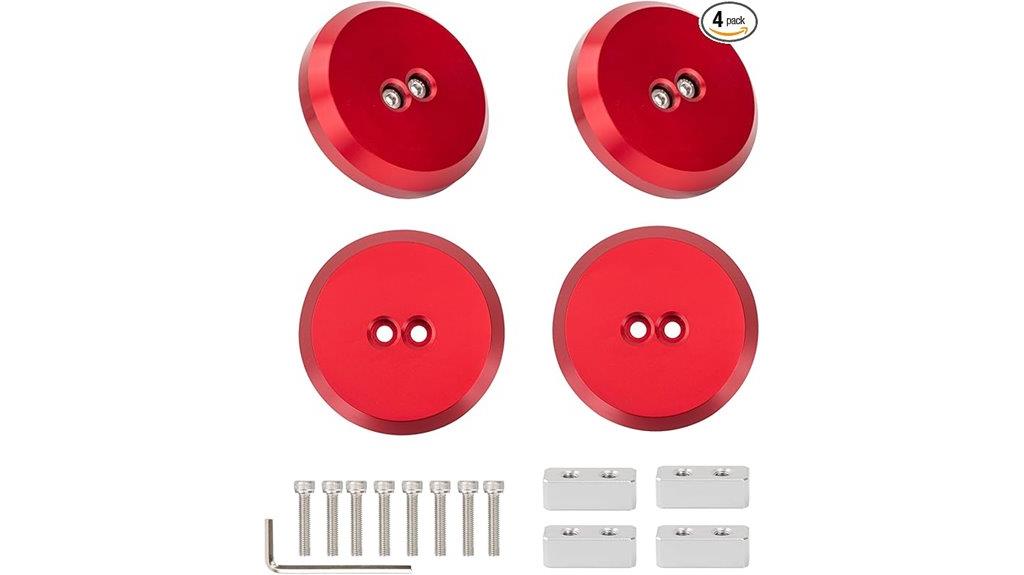 corvette aluminum jack pads