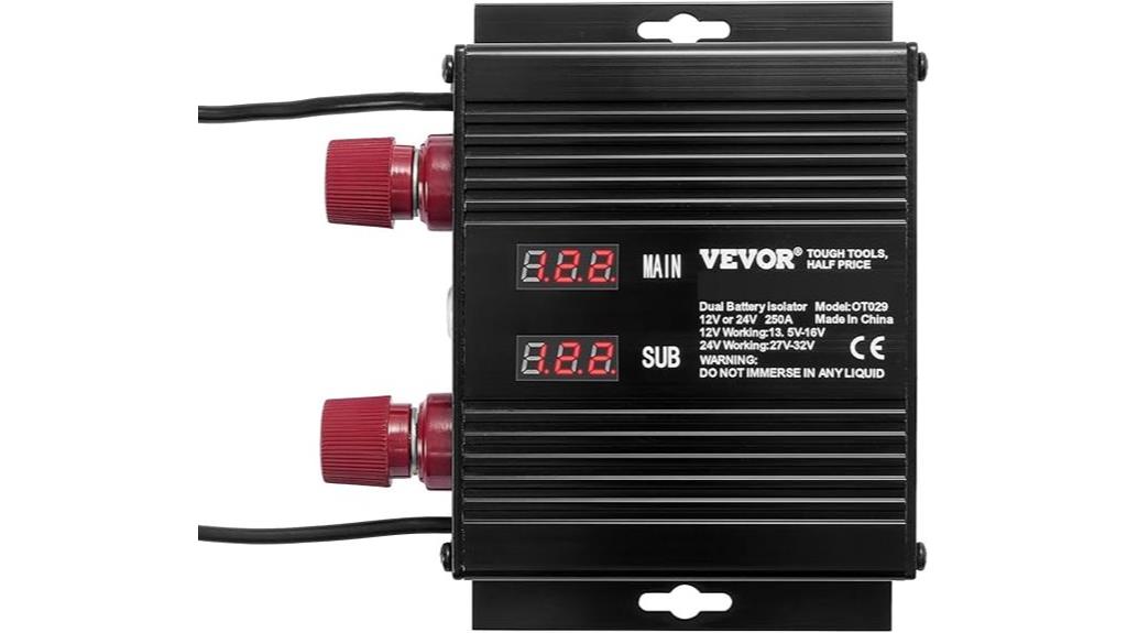 dual battery isolator lcd