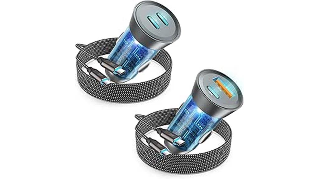 dual port 90w car charger