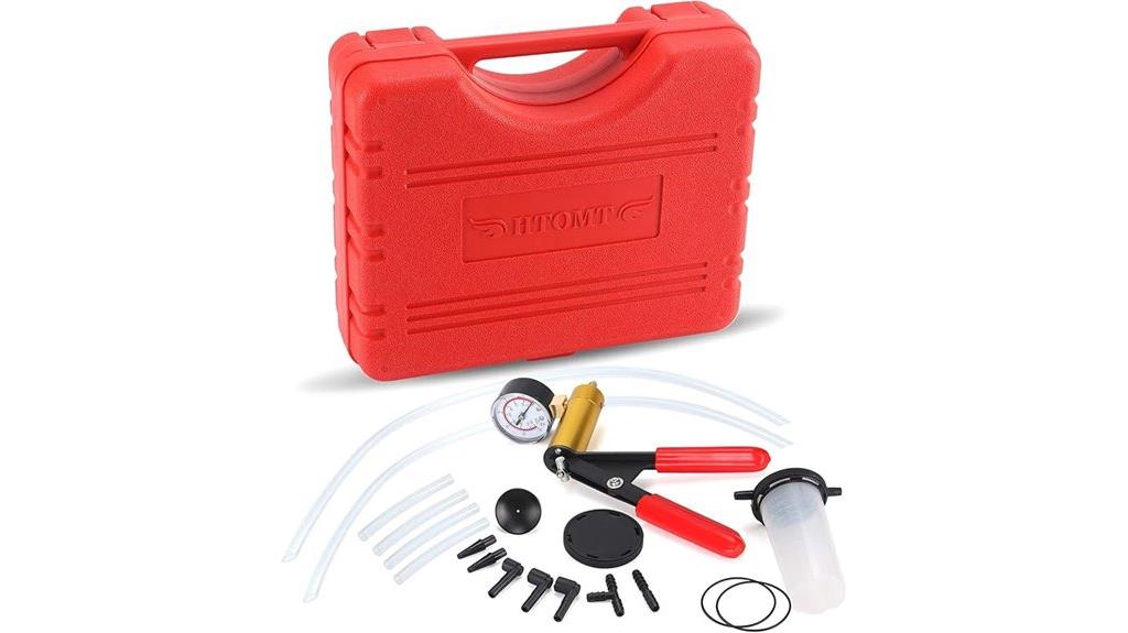 dual purpose brake bleeding tool