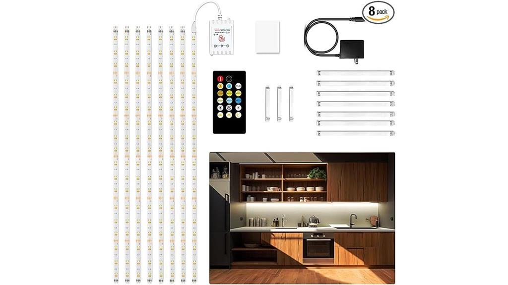 eight pack cabinet lights