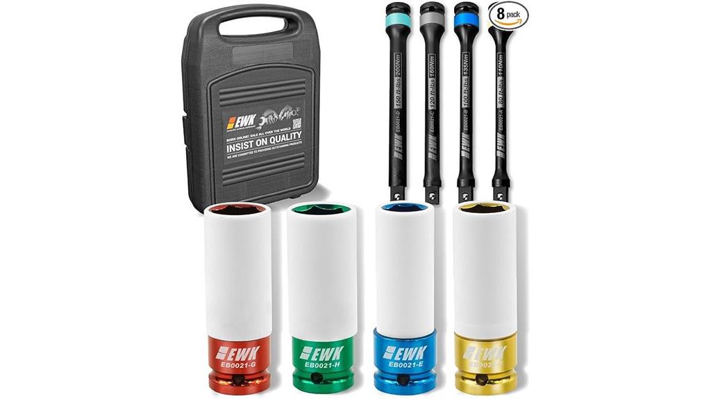 eight piece torque extension set