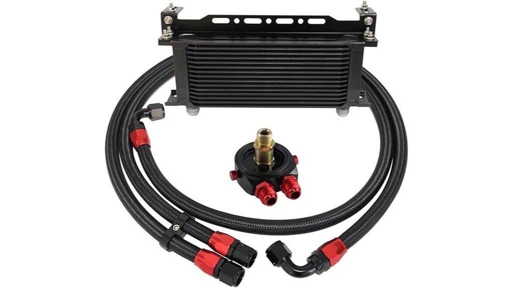 engine oil cooler relocation kit
