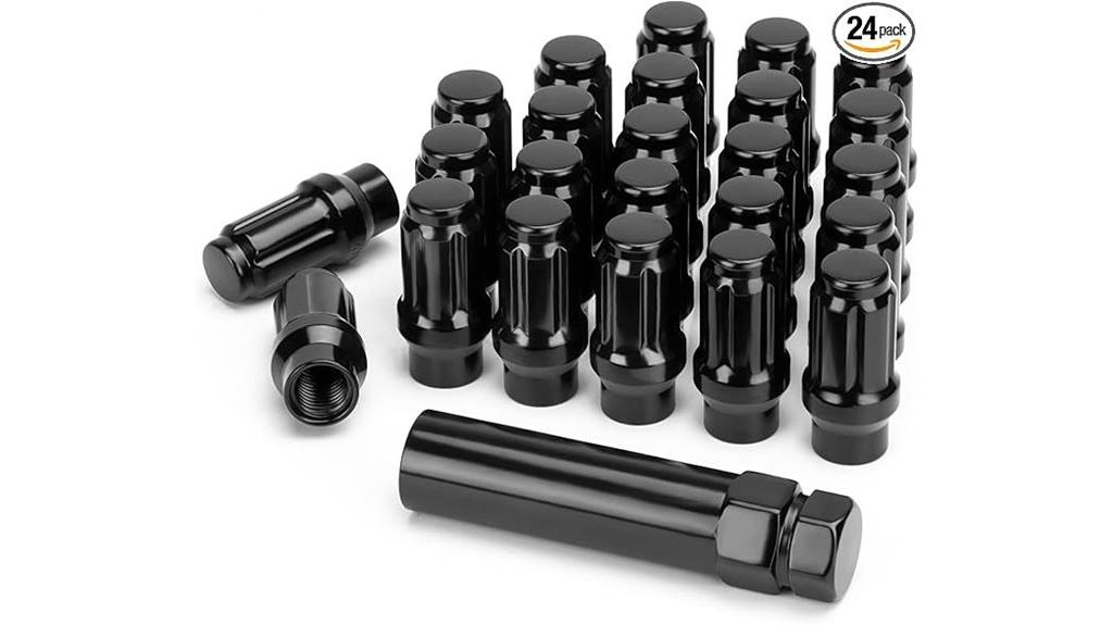 extended lug nut set
