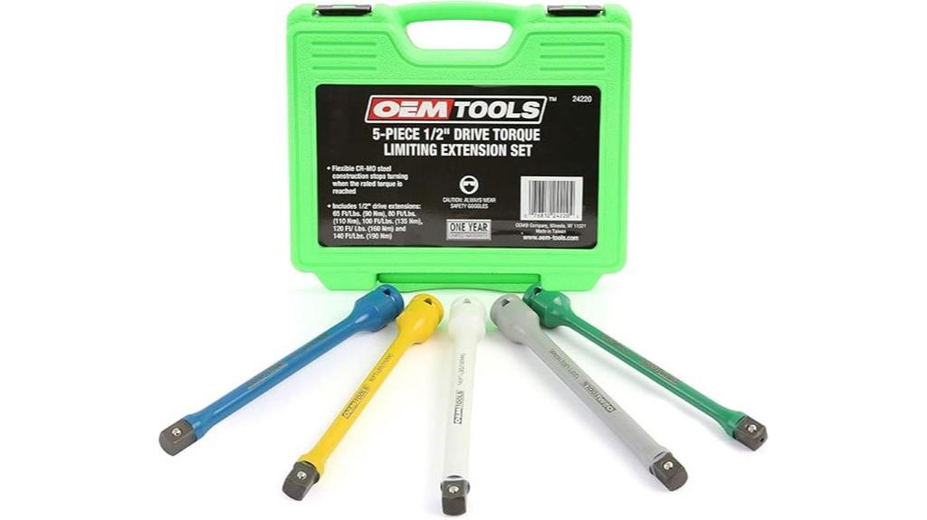 five piece torque stick set