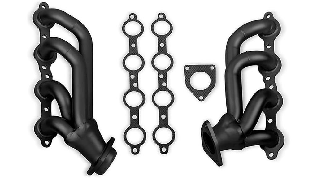flowtech shorty black headers