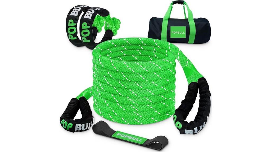 green 30ft towing strap