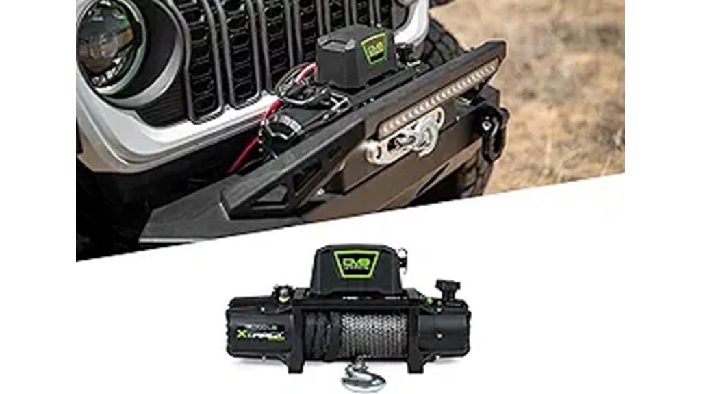 heavy duty synthetic rope winch