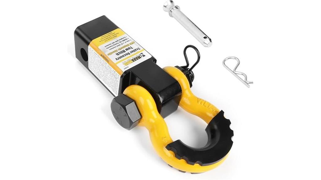 heavy duty trailer recovery shackle