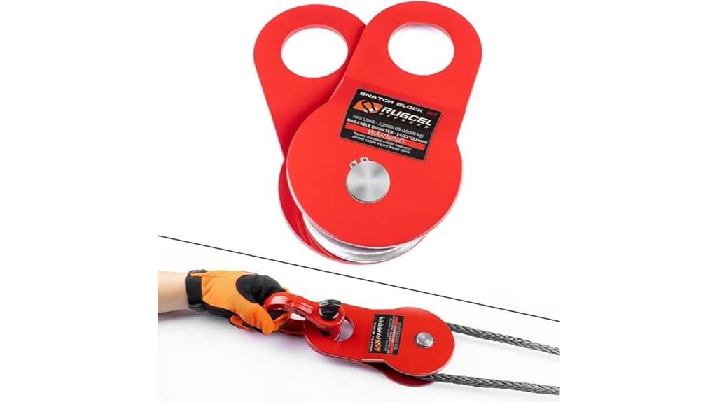 heavy duty winch snatch block