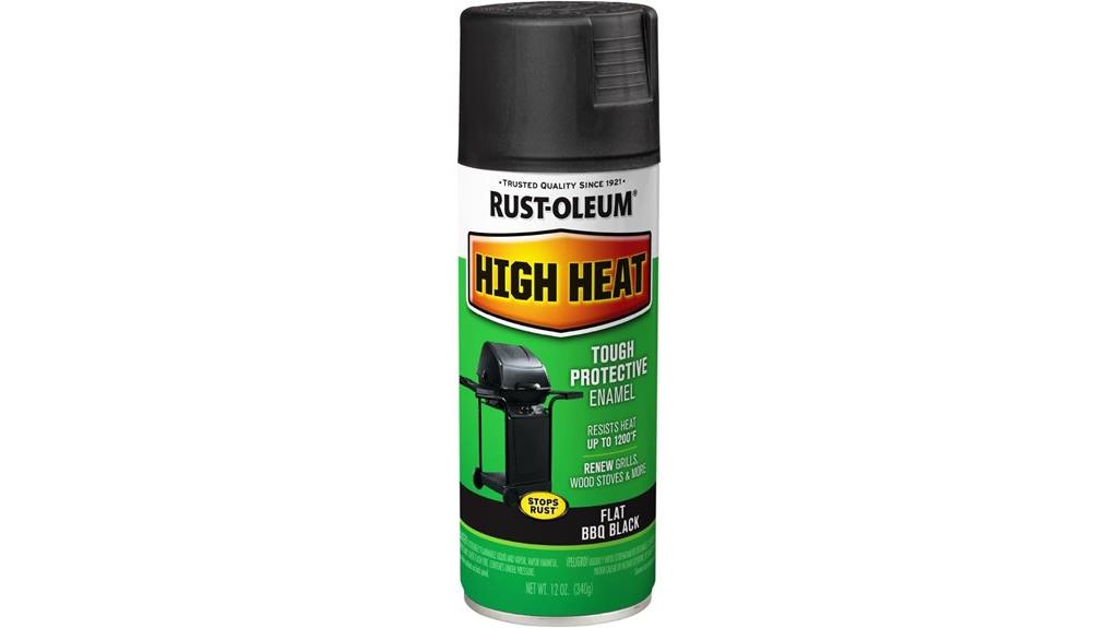 high heat black spray paint