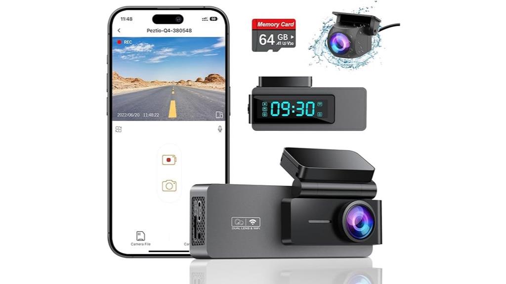 high resolution dash cam features
