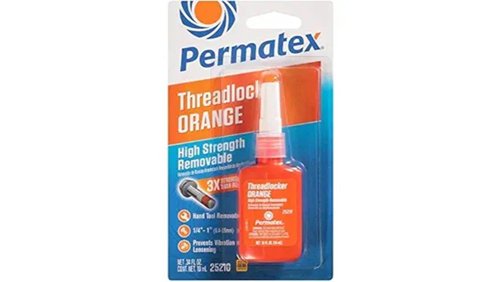 high strength removable threadlocker