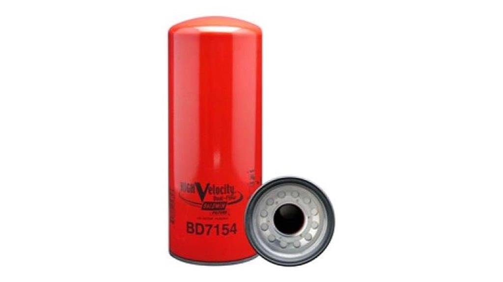 high velocity dual flow oil filter