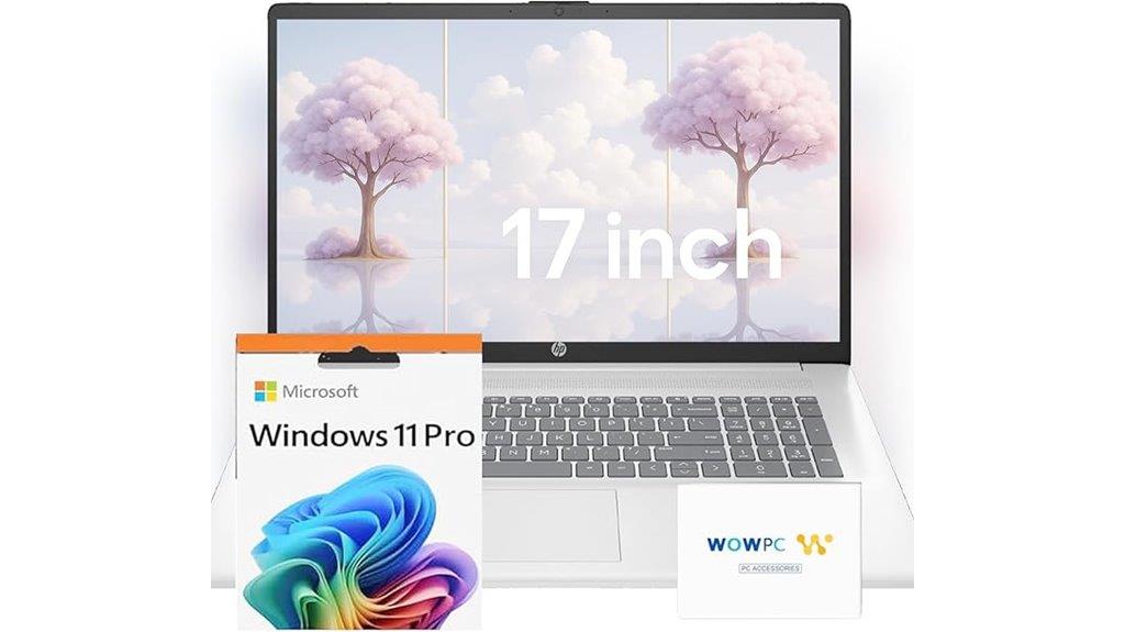 hp 17 inch laptop specs