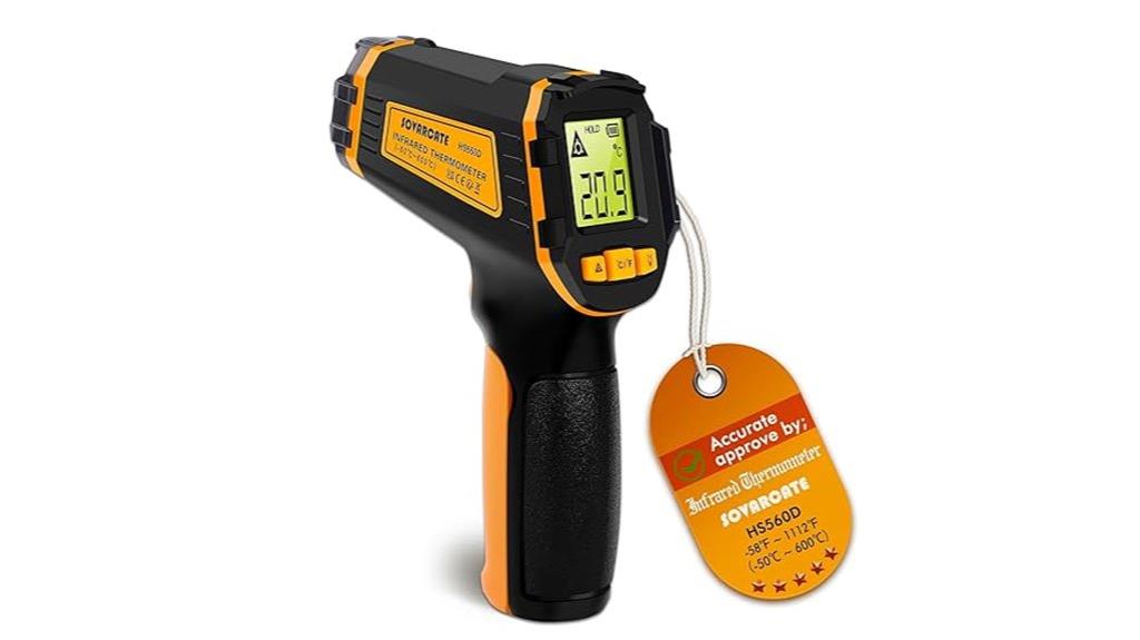 infrared cooking industry thermometer