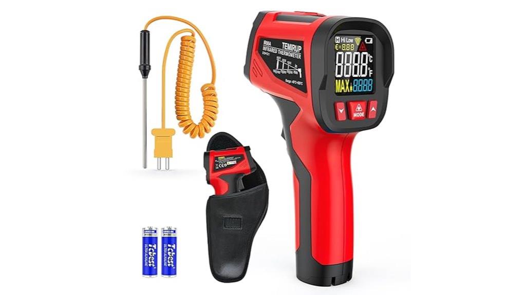 infrared thermometer with display