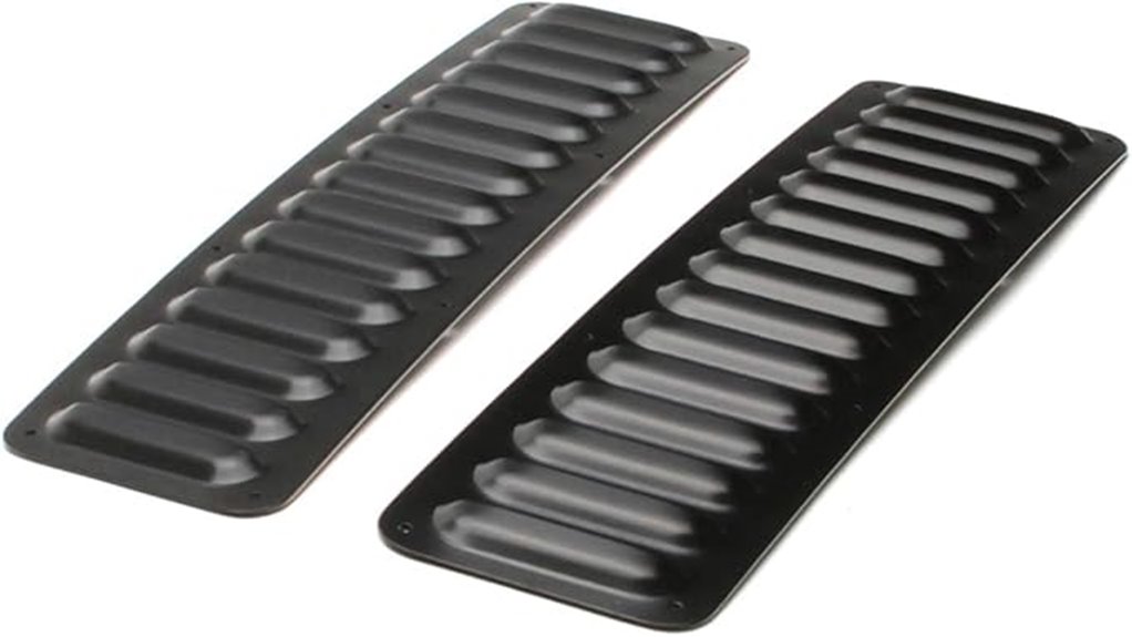 jeep hood vent set