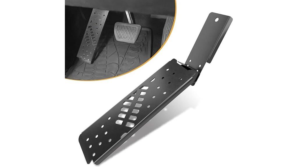 jeep wrangler dead pedal