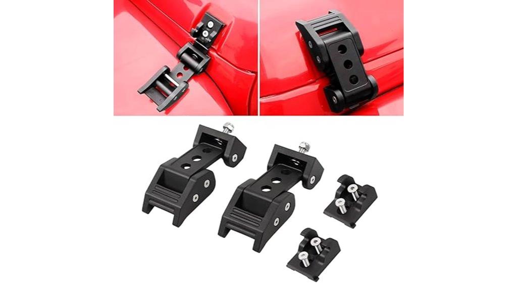 jeep wrangler hood lock